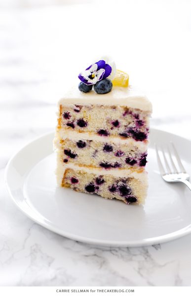 Lemon Blueberry Cake | The Cake Blog