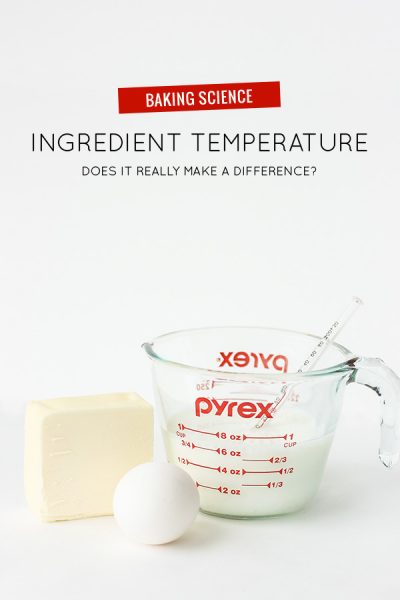 Does Ingredient Temperature Matter?
