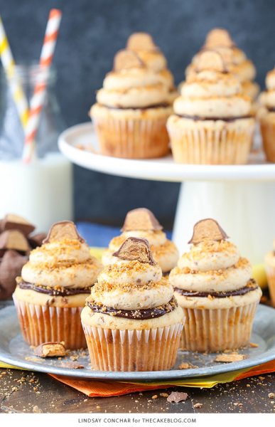 Butterfinger Cupcakes | The Cake Blog