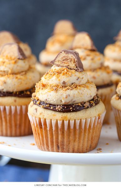 Butterfinger Cupcakes | The Cake Blog