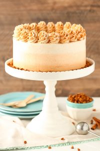 Cinnamon Roll Layer Cake - a recipe from the new cookbook Simply Beautiful Homemade Cakes by Lindsay Conchar | on TheCakeBlog.com