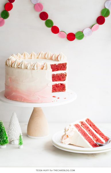 Peppermint Red Velvet Cake | The Cake Blog