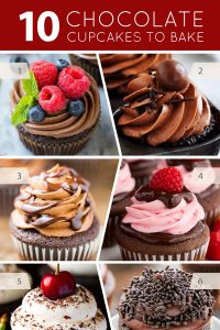 10 Chocolate Cupcakes to Bake - cupcake recipes for serious chocolate lovers | on TheCakeBlog.com