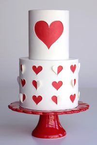 How to make a heart cutout cake | by Rachael Teufel for TheCakeBlog.com