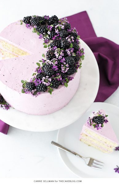 Blackberry Lime Cake | The Cake Blog