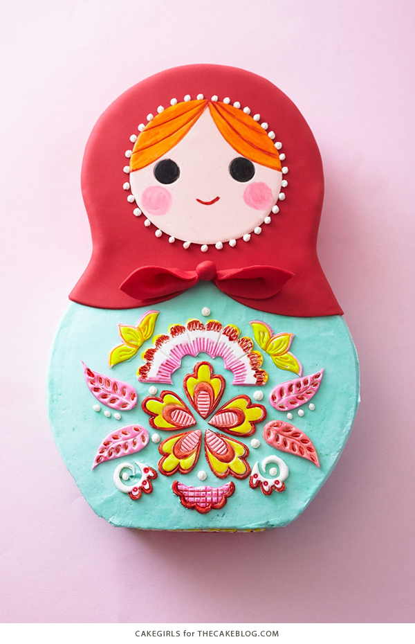 How to make a Russian nesting doll cake | by Cakegirls for TheCakeBlog.com