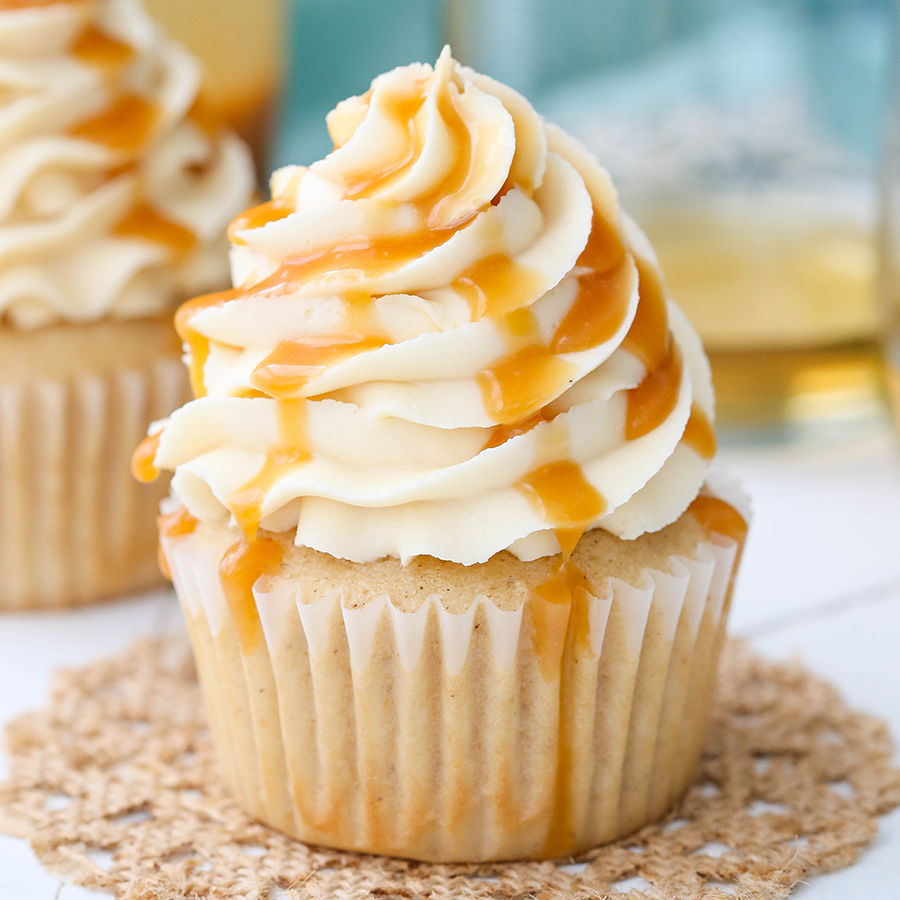 Single Serve Vanilla Cupcake - Two ways - A Saucy Kitchen