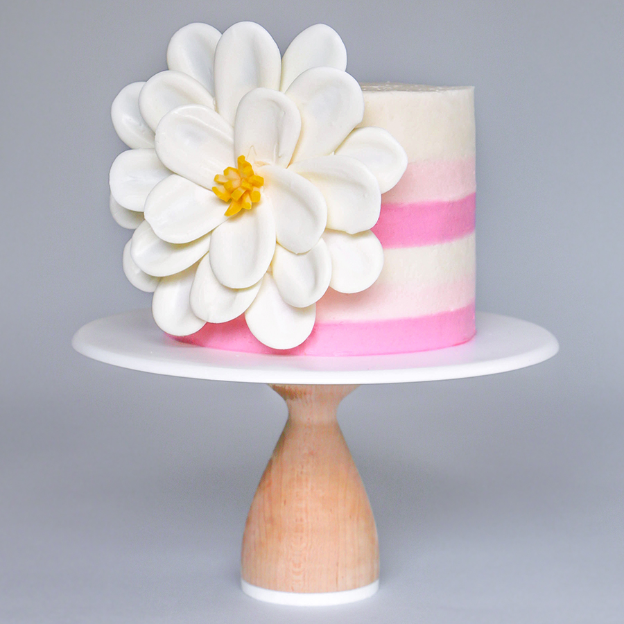 White Chocolate Flower Cake | The Cake Blog