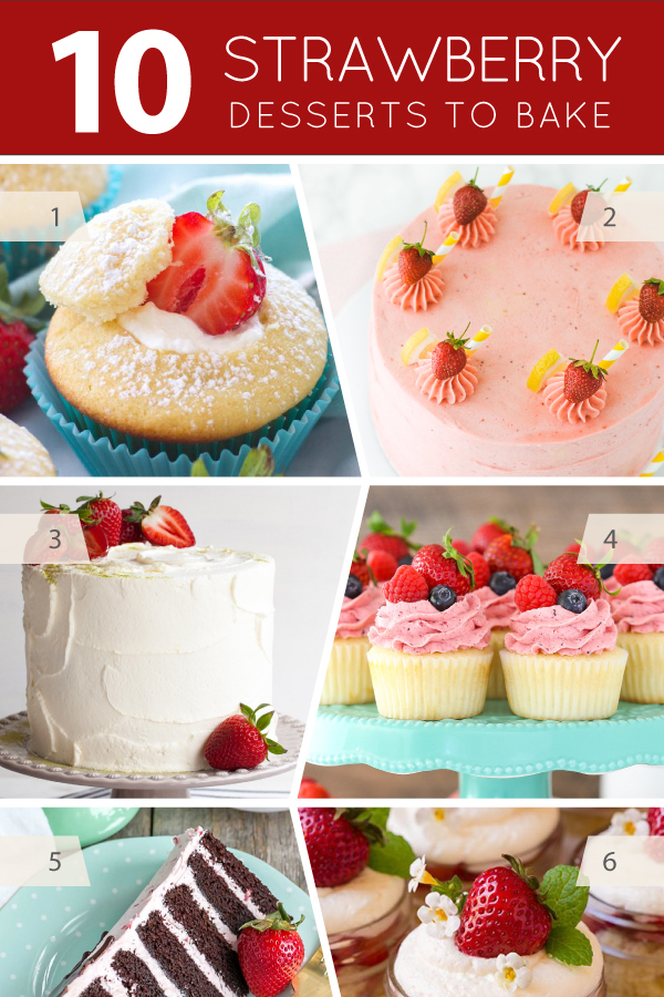 10 Strawberry Desserts to Bake this Summer | on TheCakeBlog.com