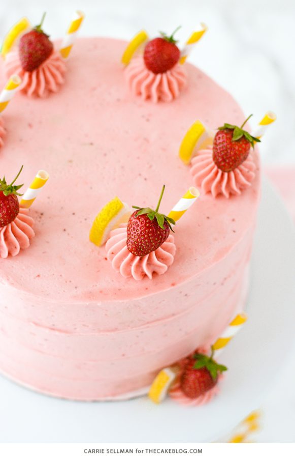 Strawberry Lemonade Cake | The Cake Blog