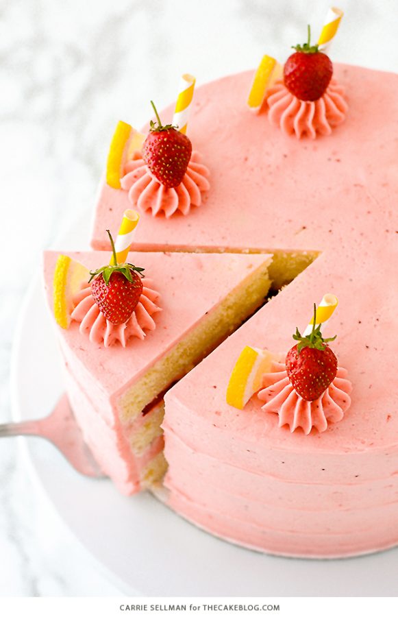 Strawberry Lemonade Cake | The Cake Blog