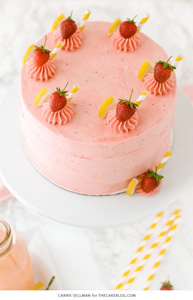 Strawberry Lemonade Cake | The Cake Blog