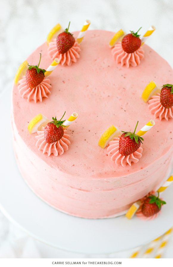 Strawberry Lemonade Cake | The Cake Blog