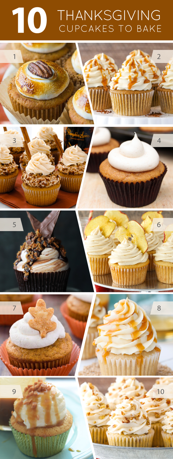 10 Thanksgiving Cupcakes to Bake | on TheCakeBlog.com