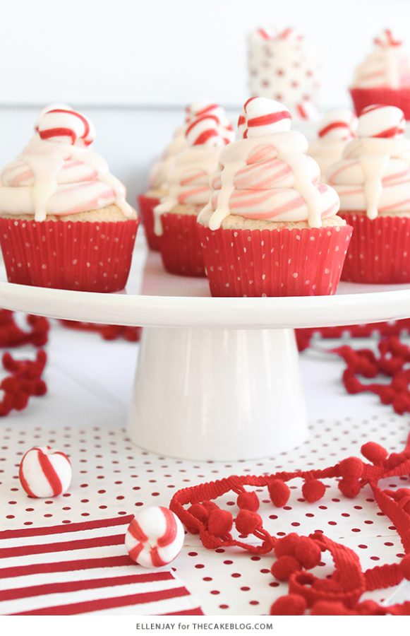 White Chocolate Peppermint Cupcakes | The Cake Blog