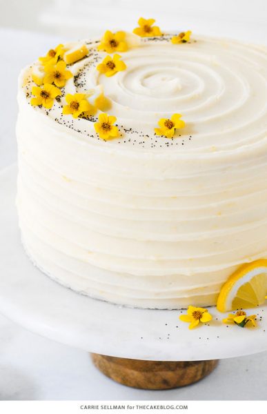 Lemon Poppy Seed Cake | The Cake Blog