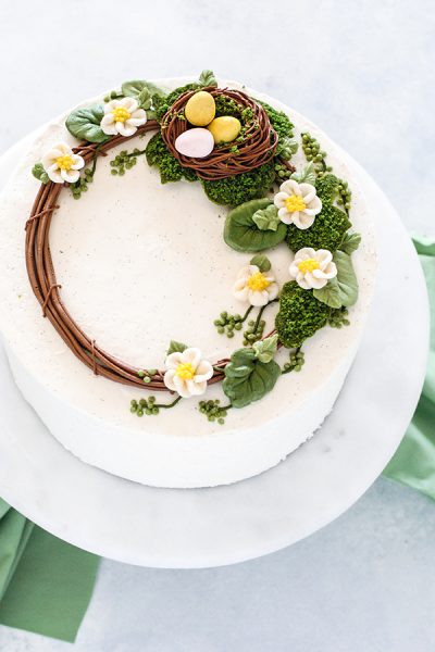 Spring Wreath Cake