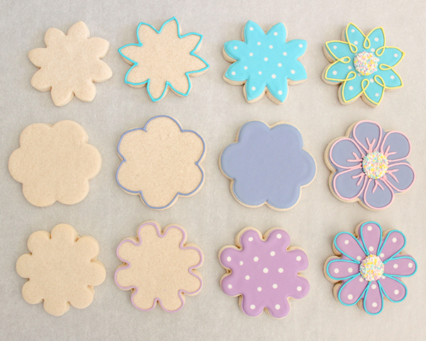 How to make Flower Cookies | by ellenJAY for TheCakeBlog.com