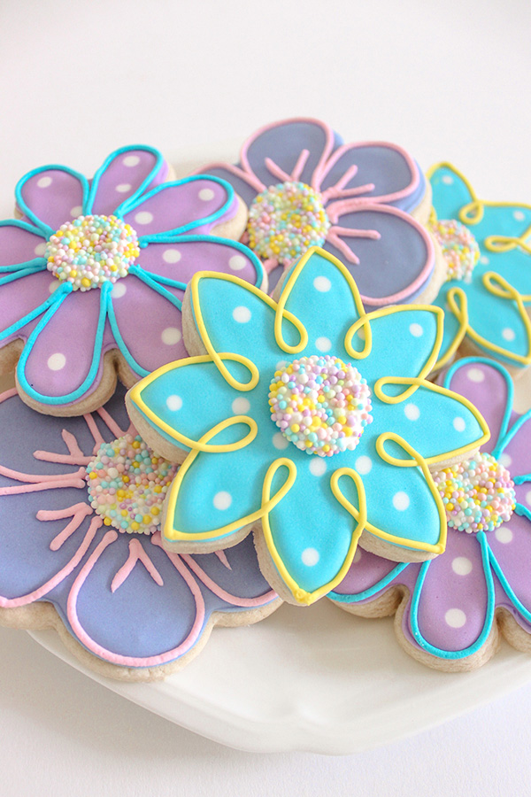 Pretty Petals Flower Cookies