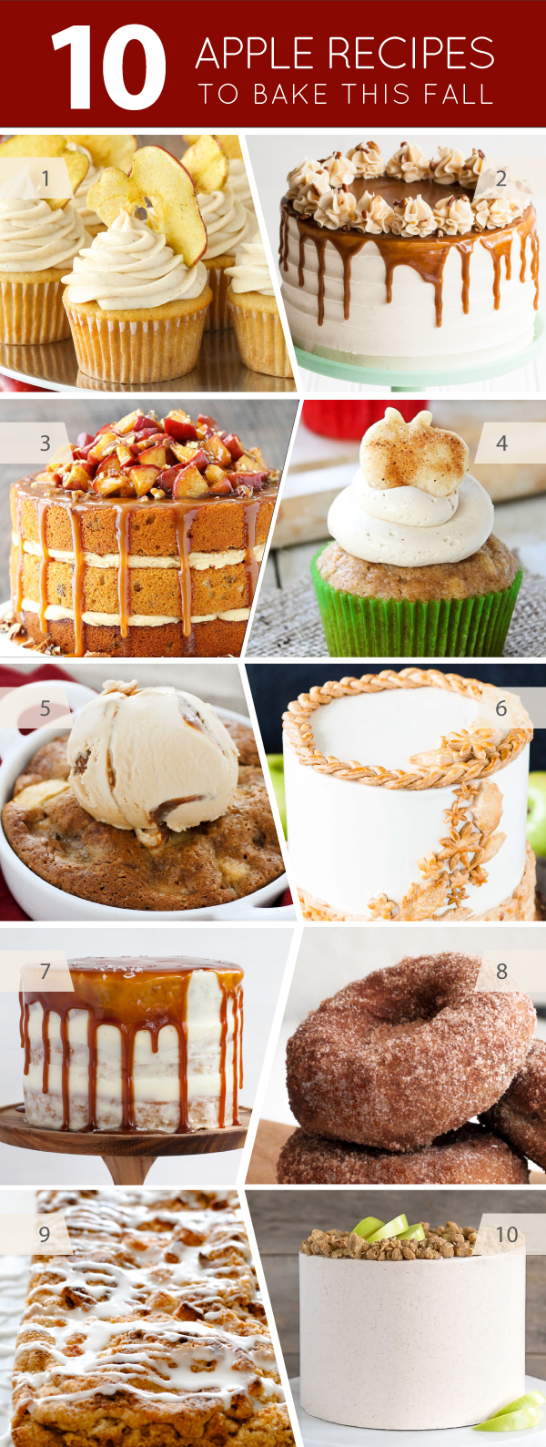 10 Apple Recipes to Bake this Fall | on TheCakeBlog.com