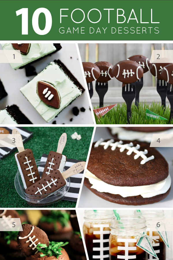 10 Football Party Desserts to make for game day tailgating | on TheCakeBlog.com