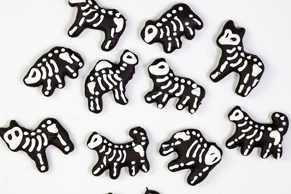 Animal Skeleton Cake made with animal crackers | by Erin Gardner for TheCakeBlog.com