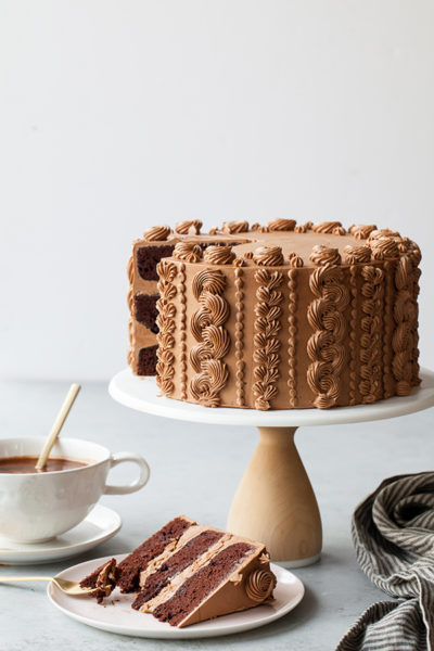 Chocolate Toffee Crunch Cake