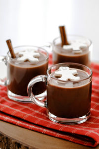 Frozen Whipped Cream Cubes for Holiday Hot Chocolate | Carrie Sellman for TheCakeBlog.com #hotchocolate #cocoa #whippedcreamcubes #holiday #christmas