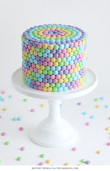 Rainbow Mosaic Cake | The Cake Blog