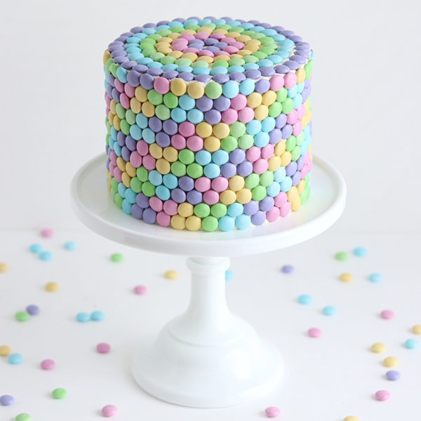 Rainbow Mosaic Cake | The Cake Blog