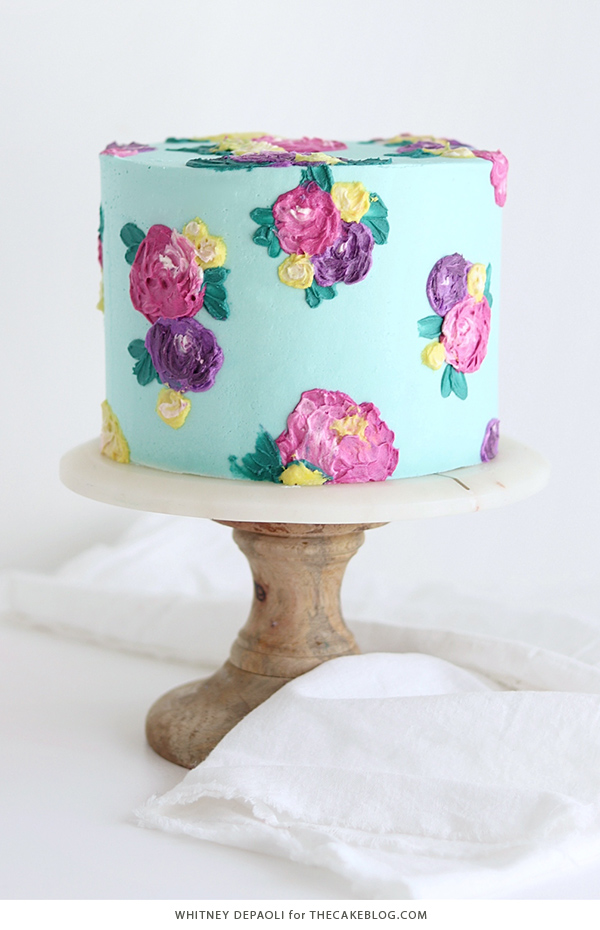Buttercream Floral Birthday Cake | Order Custom Cakes in Bangalore –  Liliyum Patisserie & Cafe