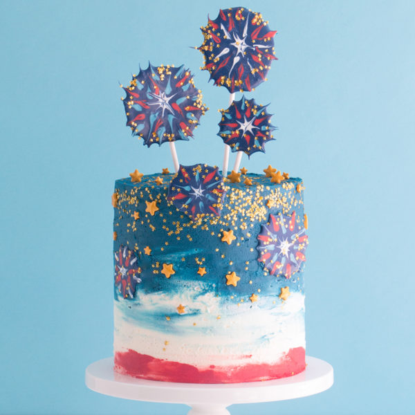 Chocolate Fireworks Cake | The Cake Blog