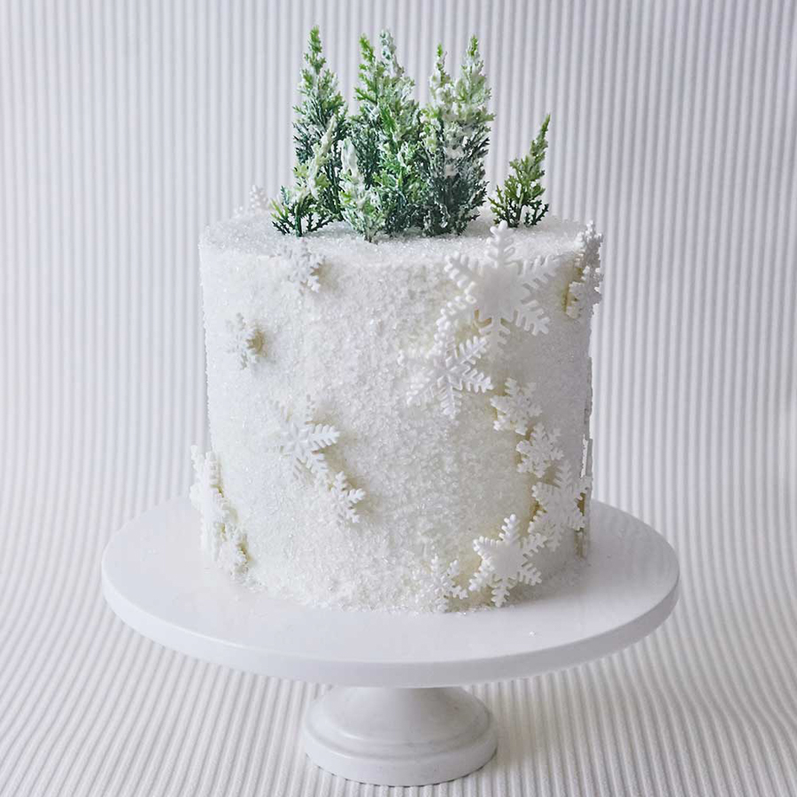 Winter Buttercream Cake — Eat Cake Be Merry